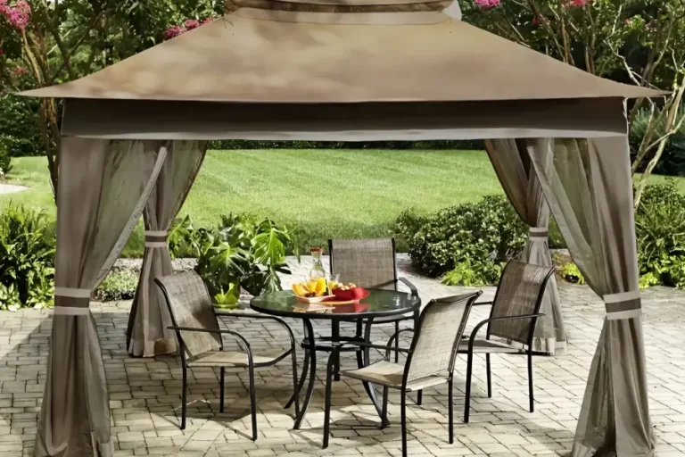 Outdoor Pop Up Gazebo with Mesh Walls 2 1 | Eluminar