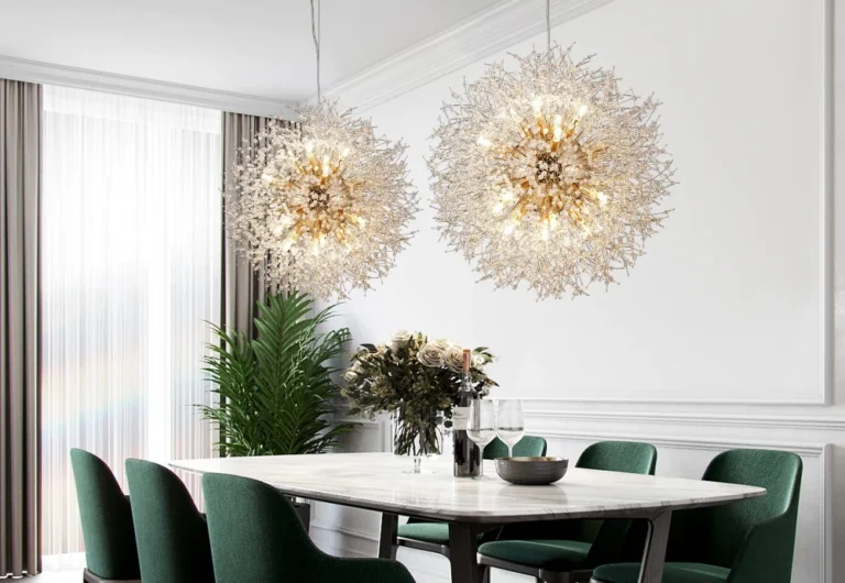 elegant art deco inspired crystal branch chandelier 08 | Eluminar