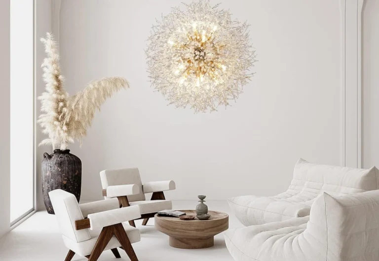 elegant art deco inspired crystal branch chandelier 11 | Eluminar