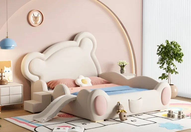 modern princess twin and queen wood bed frame 1 3 | Eluminar