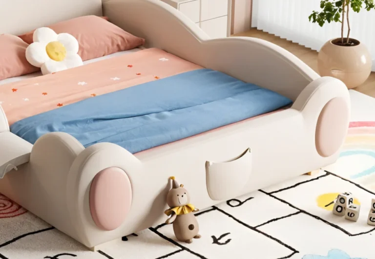 modern princess twin and queen wood bed frame 10 | Eluminar