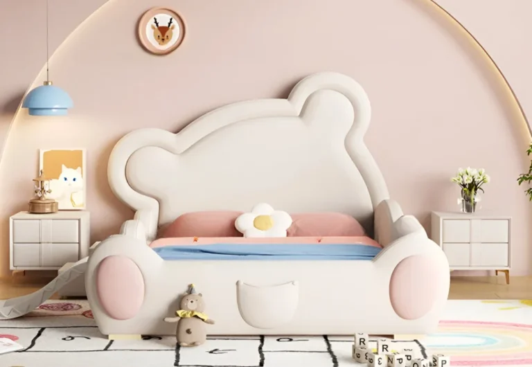 modern princess twin and queen wood bed frame 2 1 | Eluminar