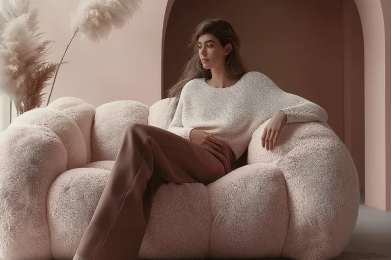 plush sofa chair 18 | Eluminar